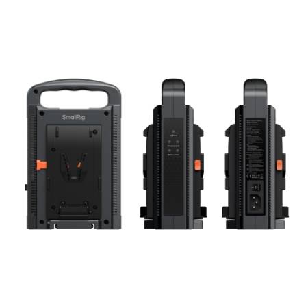 SmallRig 4578 - dwukanałowa ładowarka do akumulatorów V-Mount